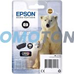 EPSON 26 C13T26114020 PHOTO BLACK INK - 200 PHOTOS FOR EXPRESSION PREMIUM XP-520