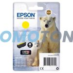 EPSON 26 C13T26144022 YELLOW INK - 300 PAGES FOR EXPRESSION PREMIUM XP-520