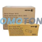 Xerox Phaser 3610 Toner Extra High Yield and Drum Black Pack of 2