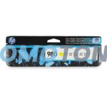 HP 980 D8J09A YELLOW INK - 6600 PAGES FOR OFFICEJET ENTERPRISE COLOR FLOW X585Z
