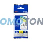 BROTHER TZE-151 BLACK / BLUE P-TOUCH TAPE FOR P-TOUCH CUBE PLUS PT-P710BT