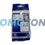 BROTHER TZE-N231 BLACK ON WHITE TAPE CASSETTE FOR PT-1230PC