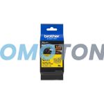BROTHER TZE-FX611 BLACK AND YELLOW TAPE CASSETTE FOR GL-100