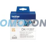 BROTHER DK-11207 BLACK ON WHITE LABELS FOR QL-500