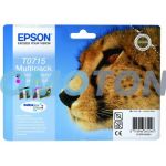 EPSON T0715 C13T07154010 BLACK / COLOR INK - 1125 COLOR PAGES FOR STYLUS D78