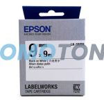 EPSON LK-3WBN BLACK ON WHITE LABELS FOR LABELWORKS LW 300