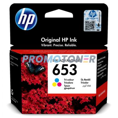 HP 653 3YM74AE TRICOLORE INCHIOSTRO - 200 PAGINE PER DESKJET INK ADVANTAGE 2774