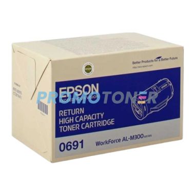 EPSON 0691 C13S050691 NERO TONER - 10000 PAGINE PER WORKFORCE AL-M300D