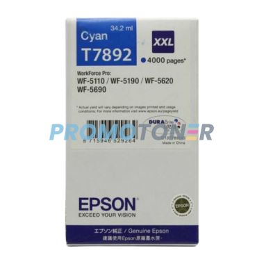 EPSON T7892 C13T789240 CIANO INCHIOSTRO - 4000 PAGINE PER WORKFORCE PRO WF-4630