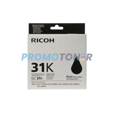 RICOH GC-31 40-5688 NERO INCHIOSTRO - 1920 PAGINE PER AFICIO GX E2600