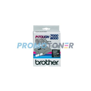 BROTHER TX TX-355 BIANCO SU NERO CASSETTA PER PT-30
