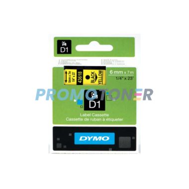 DYMO D1 LABELS S0720790 NERO SU GIALLO ETICHETTE PER LM 400