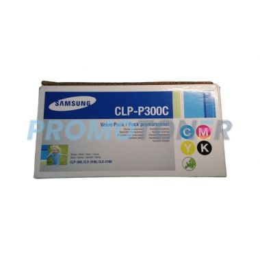 SAMSUNG CLP-P300C/ELS CMYK TONER - 3000 FARBSEITEN FÜR CLP-300