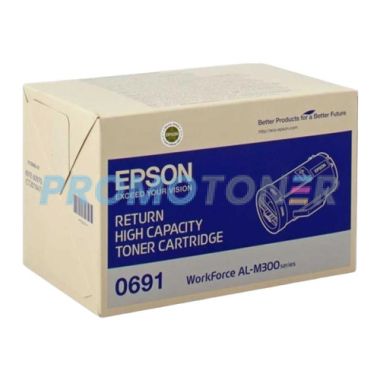 EPSON 0691 C13S050691 SCHWARZ TONER - 10000 SEITEN FÜR WORKFORCE AL-M300D