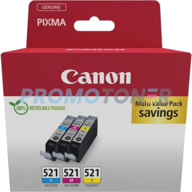 CANON CLI-521 2934B015 CMY TINTE - 1413 SEITEN FÜR PIXMA MP540