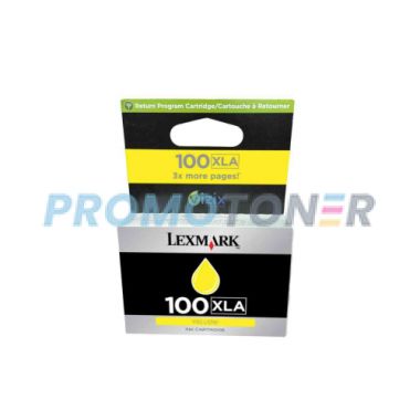 LEXMARK 100XLA 14N1095 GELB TINTE - 600 SEITEN FÜR GENESIS S815