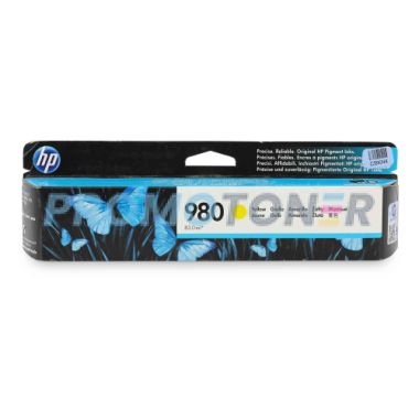 HP 980 D8J09A GELB TINTE - 6600 SEITEN FÜR OFFICEJET ENTERPRISE COLOR FLOW X585Z