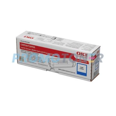 OKI 43865723 CYAN TONER - 6000 SEITEN FÜR C5850DN