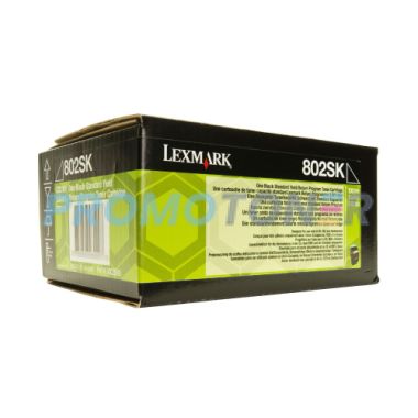 LEXMARK 802SK 80C2SK0 SCHWARZ TONER - 2500 SEITEN FÜR CX-310DN MFP