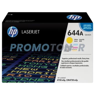 HP 644A Q6462A GELB TONER - 12000 SEITEN FÜR COLOR LASER JET 4730X MFP