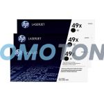 HP 49X Toner Black 3 Pack