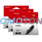 Canon CLI-551 Ink Black 3 Pack
