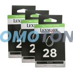 Lexmark 28 Ink Cartridge Black Pack Of 3