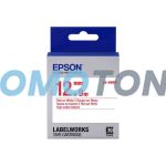 EPSON LK-4WRN ROSSO SU BIANCO ETICHETTE PER LABELWORKS LW 300