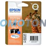 EPSON T0711H C13T07114H10 NERO INCHIOSTRO - 380 PAGINE PER STYLUS D78