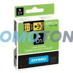 DYMO D1 LABELS S0720790 NERO SU GIALLO ETICHETTE PER LM 400