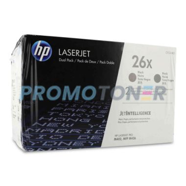 HP 26X CF226XD CZARNY Z TONEREM - 18000 STRON DO LASERJET PRO M402D