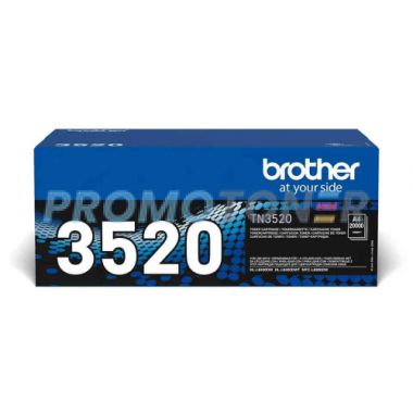 BROTHER TN-3520 CZARNY Z TONEREM - 20000 STRON DO HL-L6400DW