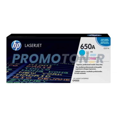 HP 650A CE271A CYJAN Z TONEREM - 15000 STRON DO COLOR LASERJET ENTERPRISE CP5520DN