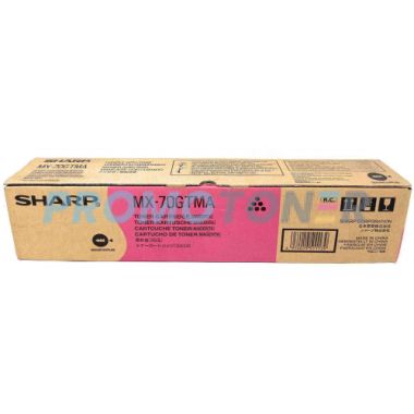 SHARP MX-70GTMA MAGENTA Z TONEREM - 32000 STRON DO MX-5500N