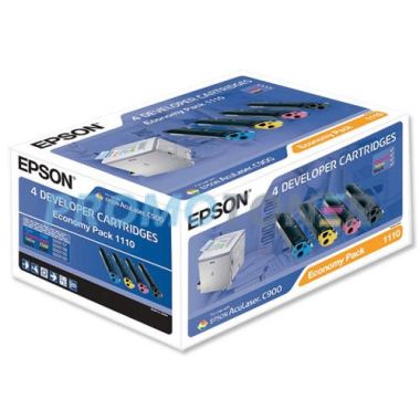 EPSON 1110 DEVELOPER CARTRIDGE S051110 CMYK DEVELOPER - 4500 B/W PAGES DO ACULASER C1900