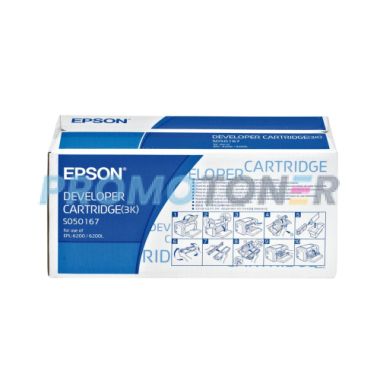 EPSON S050167 CZARNY DEVELOPER - 3000 STRON DO EPL-6200