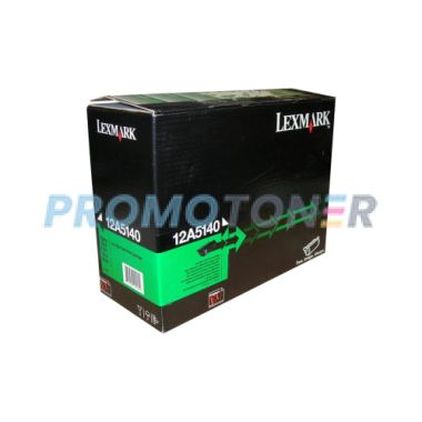 LEXMARK 12A5140 CZARNY Z TONEREM - 25000 STRON DO OPTRA T-610