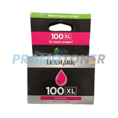 LEXMARK 100XL 14N1070E MAGENTA TUSZ - 600 STRON DO GENESIS S815