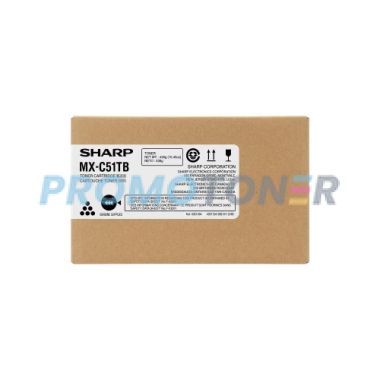 SHARP MXC51TB CZARNY Z TONEREM - 16000 STRON DO MX-C507P