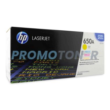 HP 650A CE272A ŻÓŁTY Z TONEREM - 15000 STRON DO COLOR LASERJET ENTERPRISE CP5520DN