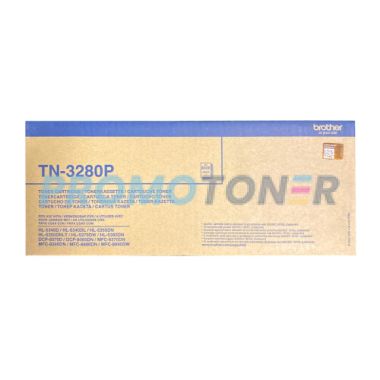 BROTHER TN-3280 TN-3280P CZARNY Z TONEREM - 8000 STRON DO DCP-8070D