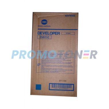 KONICA MINOLTA DV-611C CYAN DÉVELOPPEUR - 200000 PAGES POUR BIZHUB PRESS C70HC