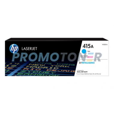 HP 415A W2031A CYAN TONER - 2100 PAGES POUR COLOR LASERJET ENTERPRISE M455DN