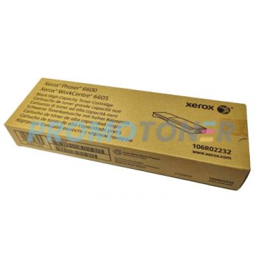 XEROX 106R02232 NOIR TONER - 8000 PAGES POUR PHASER 6600DN