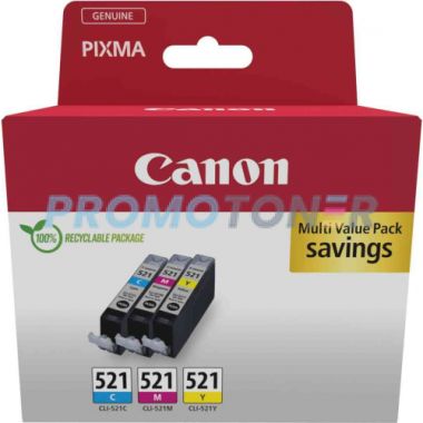 CANON CLI-521 2934B016 CMY ENCRE - 1413 PAGES POUR PIXMA MP540
