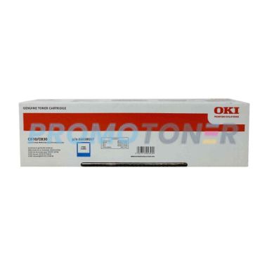 OKI 44059107 CYAN TONER - 8000 PAGES POUR C-830DN