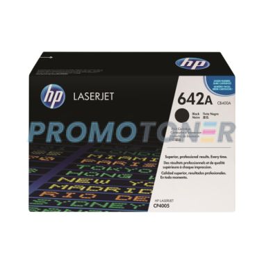 HP 642A CB400A NOIR TONER - 7500 PAGES POUR COLOR LASERJET CP4005DN