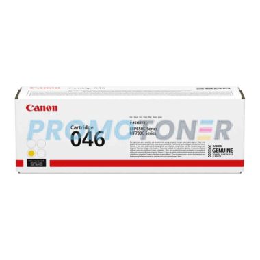 CANON 046 1247C002 JAUNE TONER - 2300 PAGES POUR COLOR IMAGECLASS LBP654CDW