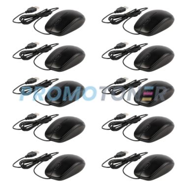 LOGITECH B100 WIRED USB MOUSE BLACK 10PACK