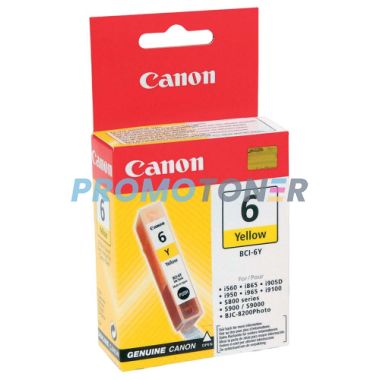 CANON BCI-6 4708A002 ŻÓŁTY TUSZ - 280 STRON DO BJ F850